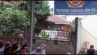 KARANG TARUNA RW 02 BEKASI HUT RI ke 77 Lakukan Santunan Anak yatim @sedulurcaruy4590