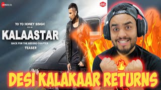 CANT WAIT!!!🔥🔥🔥 | KALAASTAR TEASER REACTION | Honey 3.0 | Yo Yo Honey Singh & Sonakshi Sinha |