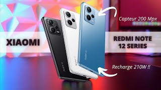 UN SMARTPHONE AVEC UNE RECHARGE ÉCLAIR DE 210W ! Xiaomi dégaine sa nouvelle gamme Redmi Note 12 Pro