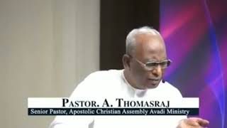 வேத வசனத்தை விட்டு விலகாதீங்க.. எச்சரிக்கை செய்தி | Pas. Thomasraj | Tamil Christian Message