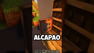 Como FAZER uma DECORAÇÃO de ESTANTE no MINECRAFT #minecraft #shorts