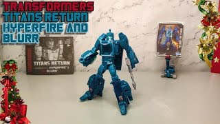 Блюрр/Hyperfire And Blurr, трансформер, обзор фигурки, серии Titans Return.