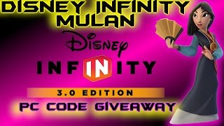 Disney Infinity 3.0 Mulan Unboxing PC Code Giveaway By DisneyToyCollector