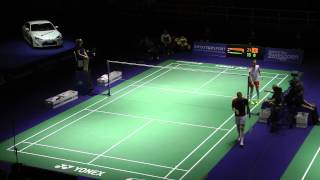 [HD] QF - MS - Jan O Jorgensen vs Henri Hurskainen - 2014 Swiss Badminton Open