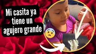 Mi Casita ya tiene un agujero grande | Natalia necesita un hogar seguro😢💔