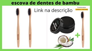 escova de dentes de bambu