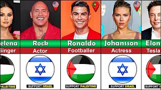 Famous People Who SUPPORT Palestine or Israel.