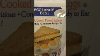 Food Review: Eggland's Best Hard Cooked Peeled Eggs