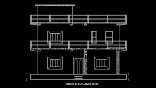 Elevation of Building Plan  #shortvideo #goviral #civilengineering #shorts #homedesign