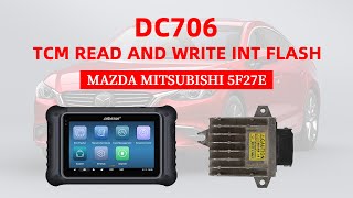 OBDSTAR DC706 Read Write Mazda Mitsubishi 5F27E TCM INT Flash - Cardiagtool