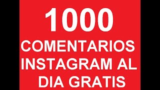 Como tener MUCHOS COMENTARIOS en INSTAGRAM 2020 COMENTARIOS en INSTAGRAM GRATIS 💡💡💡💡NUEVO METODO💡💡💡💡