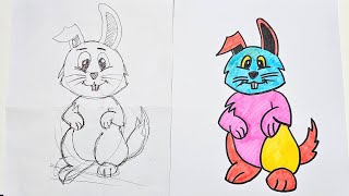 How to earn money by drawing Cartoon #Drawing #Rabbit