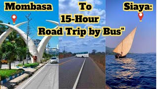 15-Hour Road Trip Across Kenya by Bus | Scenic Travel Vlog & Tips" #travelvlog