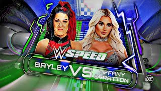 WWE SPEED:bayley vs tiffany sttraton