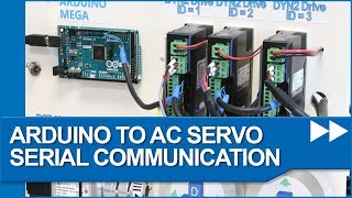 Arduino to DYN AC Servo Drive Serial Communication Example