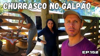 GALPÃO DE CHÃO BATIDO COM CHURRASCO NA BRASA EP152 #vidasimples #diaadianaroça