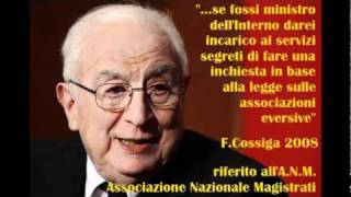 Il presidente della Repubblica Cossiga: Di Pietro è un ladro e un cretino