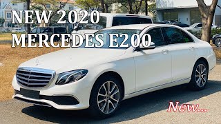 Giới Thiệu Phiên Bản Nâng Cấp 2020 Mercedes E200 Exclusive - E200 Luxury | Màu Trắng Nội Thất Nâu