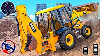 Real JCB Backhoe Loader Simulator - Complete Construction Missions in 3D - Android Gameplay