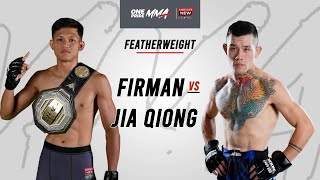 FIRMAN MUHARRAM VS JIA QIONG | FULL FIGHT ONE PRIDE MMA 79 KING SIZE NEW #4 BALI