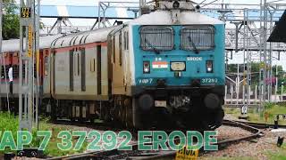 ERODE P7 WRAPPED In TN Tourism Ad With KARNATAKA EXPRESS | LHB COACHES