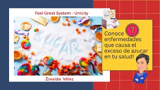 Conoce 7 Enfermedades que causa el Exceso de Azucar! #saludmetabolica #feelgreatsystem #diabetes