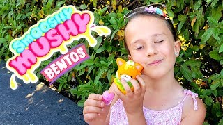 Smooshy Mushy Squishies Bentos shopping at Smyths Toys Superstores Unboxing with Super Kids ND