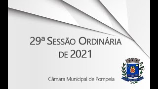 29ª Sessão ordinária de 2021