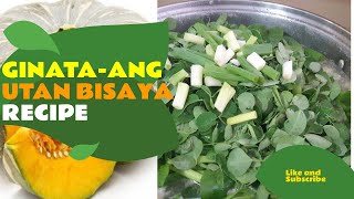 DIY QUICK AND EASY GINATA-ANG UTAN BISAYA RECIPE  | PANLASANG PINOY