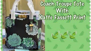 Coach Troupe Tote with Kaffe Fassett Print Review