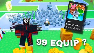 pet simulator 99😨 جربت اول مره لعبة