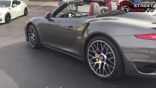 PORSCHE 911 TURBO S  Convertible Porche Turbocharged Street Rides TV