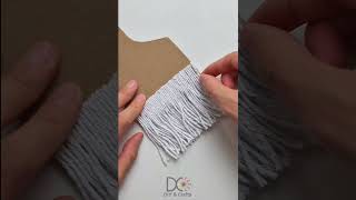 woolen string brush #shorts #viral #status #DIY #Origami #Craft #Tutorial #Creative video #fun #fyp