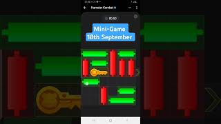 Hamster Kombat Mini Game 18th September