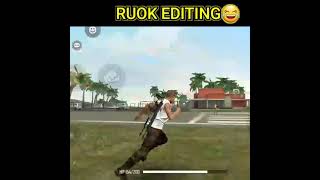 Ruok Funny Editing Be Like🤣 || Indian Ruok Be Like😂 || IND GAMING || #Shorts #FreeFire #TotalGaming