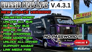 DOWNLOAD BUSSID MOD APK V.4.3.1 TERBARU | UNLIMITED MONEY, UNLOCK ALL BUS, NO PASSWORD