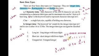 08. Data Types in C