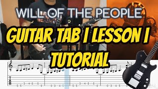 Muse - WILL OF THE PEOPLE | Cover | Guitar Tab | Lesson | Tutorial