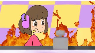 Melodii burns the patties [ANIMATION]