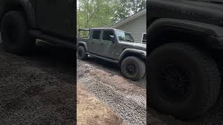 JT Jeep on the new rock pad