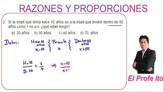 RAZONES Y PROPORCIONES  EJERCICIOS DESARROLLADOS 2