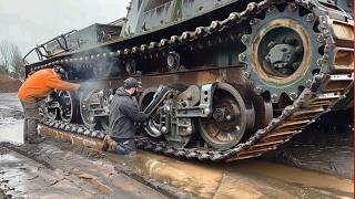 Men Fully Restore the BIGGEST GUN TANK IN THE WORLD | FV4005 Start to Finish @MrHewes