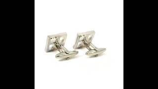 ZBC1027 Adjoining Squares Cufflinks