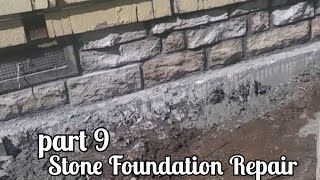 Part 9 | Stone Foundation Repair | 100 Yr Old House Gets New Foundation | Sidewalk | DeAnna Loudon