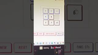 Game over online sliding puzzle #puzzle #onlinegame #viralreels #techman #techshots