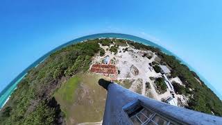 Animated 360 degree look from the top of Egmont Key Lighthouse