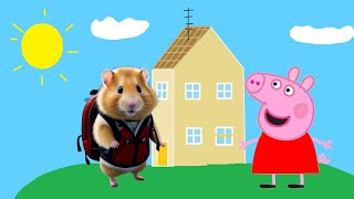 Peppa Pig and Hamster. Amazing Hamster Maze