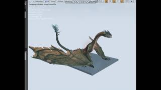 Bronze Wyvern Idle animation in devkit