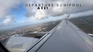 Stunning departure from Schiphol EHAM! 4K 🤩