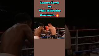 Lennox Lewis vs Vitali Klitschko, Knockout 🔥 #shorts #boxing #lennoxlewis #clitschko